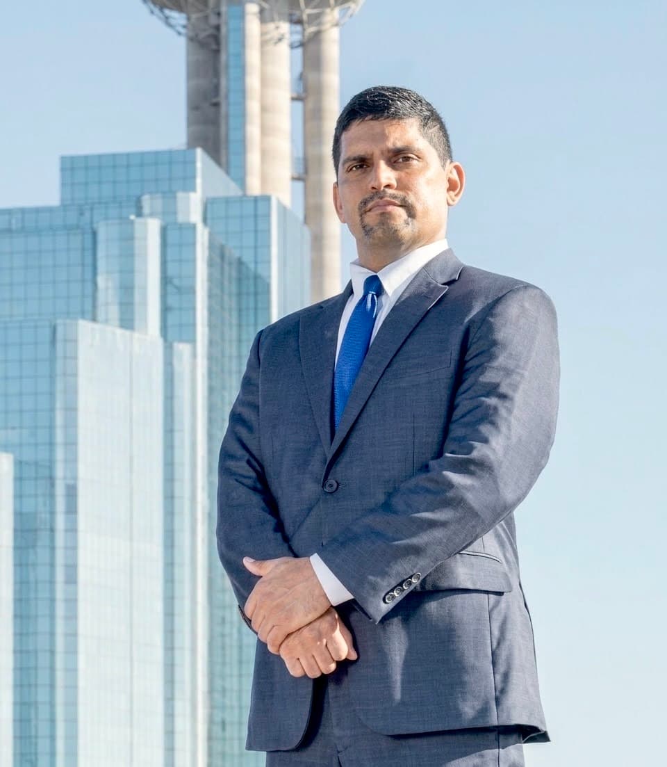 Olegario C. Estrada in downtown Dallas